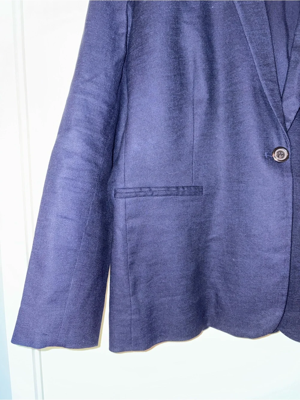 J. Crew Single-Button Park Blazer in Navy